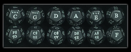 Musician's Dice by JS Kingfisher